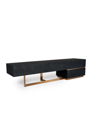   Black Ash 4-Drawer TV Stand | Oroa.com