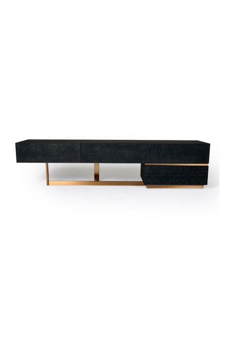   Black Ash 4-Drawer TV Stand | Oroa.com