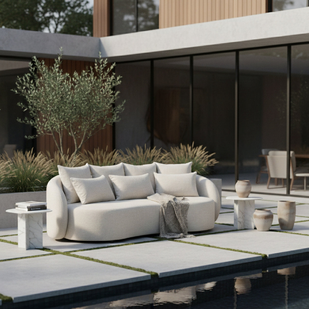   Beige Outdoor Sofa | Oroa.com
