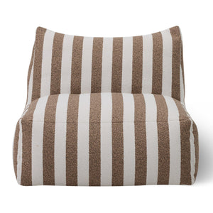  Brown Stripes 8-Piece Outdoor Sofa | Oroa.com
