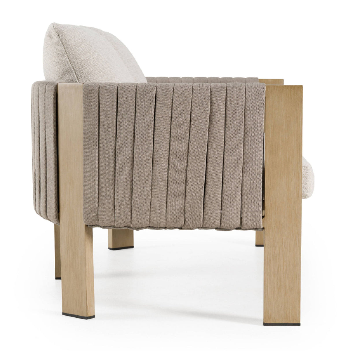   Outdoor Gray Rope Loveseat | Oroa.com