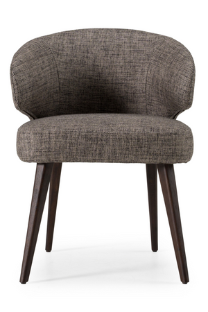   Gray Curved-Back Dining Chair | Oroa.com