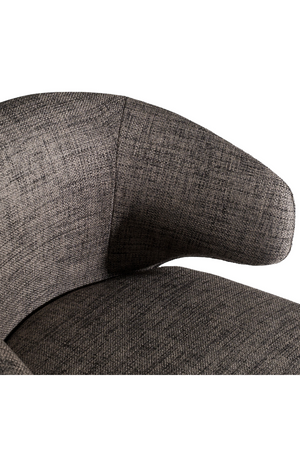   Gray Curved-Back Dining Chair | Oroa.com