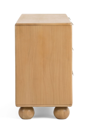   Fluted Oak 6-Drawer Dresser | Oroa.com