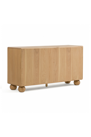   Fluted Oak 6-Drawer Dresser | Oroa.com