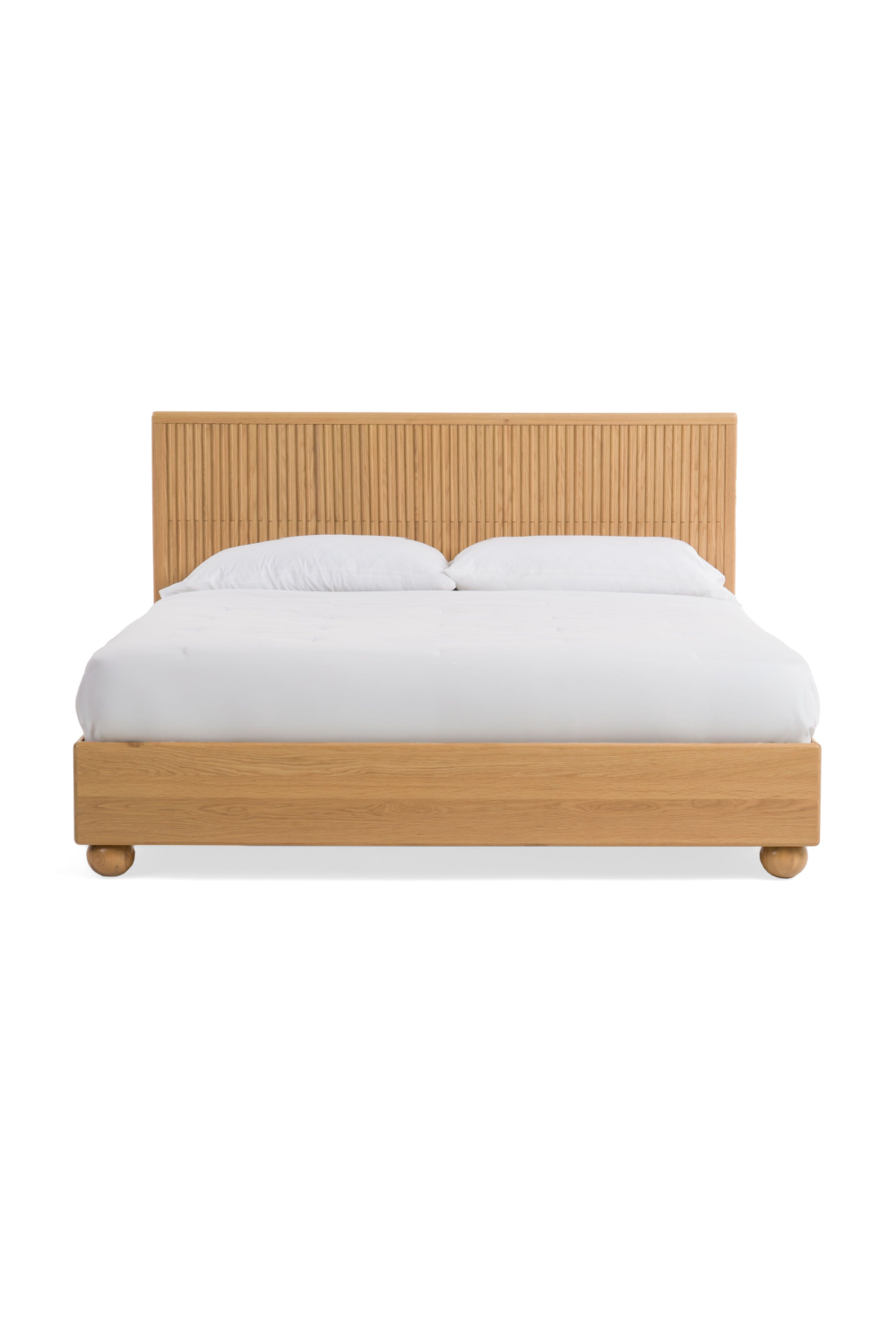   Fluted Oak Bed | Oroa.com