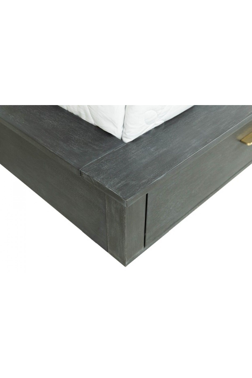   Dark Gray 2-Drawer Bed | Oroa.com