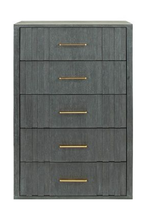   Gray Acacia 5-Drawer Chest | Oroa.com