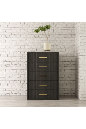   Gray Acacia 5-Drawer Chest | Oroa.com