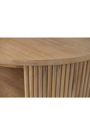   Natural Acacia Round Coffee Table | Oroa.com