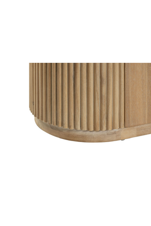   3-Drawer Natural Acacia TV Stand | Oroa.com