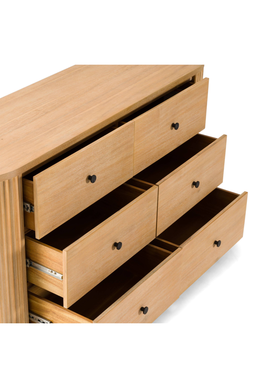   Natural Acacia 6-Drawer Dresser | Oroa.com