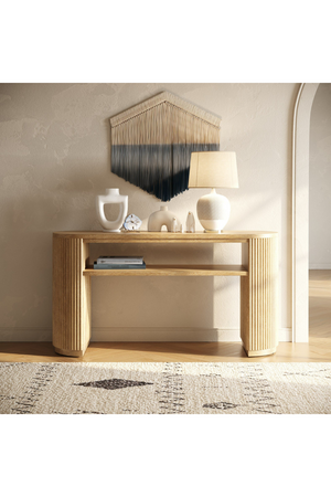   Natural Acacia Console Table | Oroa.com