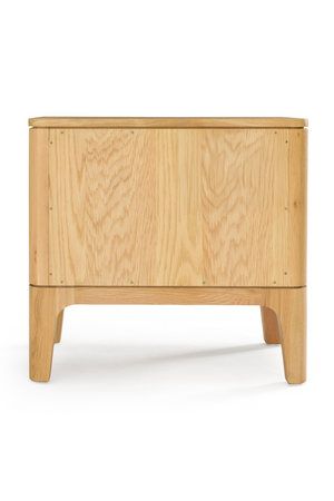   2-Drawer Solid Oak Nightstand | Oroa.com