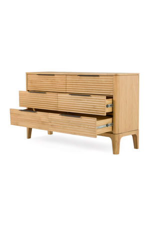   6-Drawer Solid Oak Dresser | Oroa.com