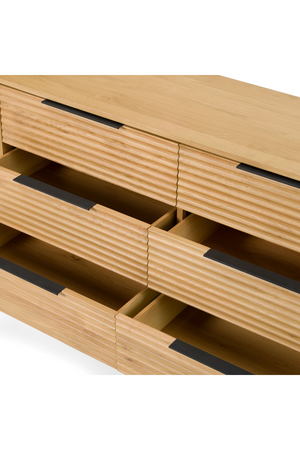   6-Drawer Solid Oak Dresser | Oroa.com