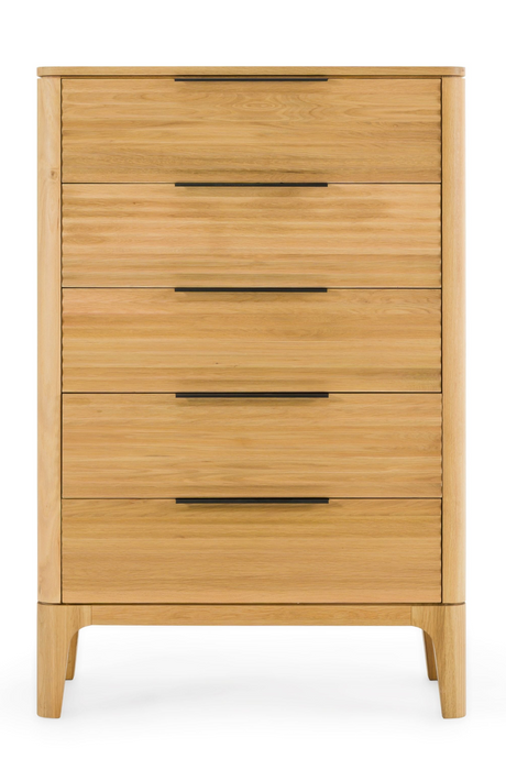   5-Drawer Solid Oak Chest | Oroa.com