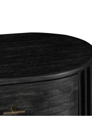   Solid Acacia 2-Drawer Nightstand | Oroa.com