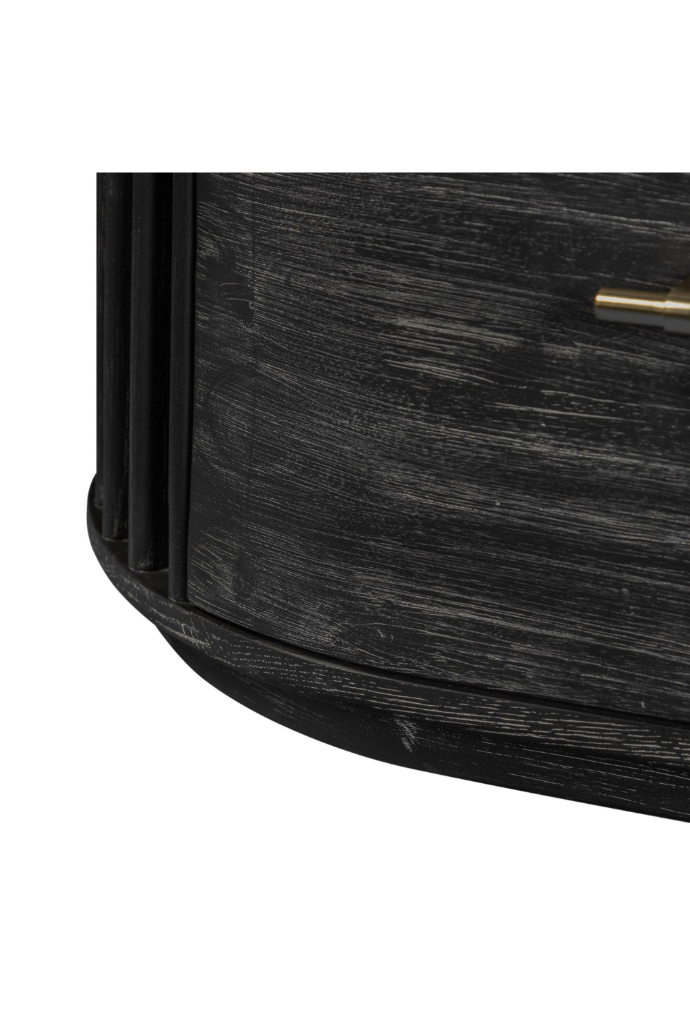   Solid Acacia 2-Drawer Nightstand | Oroa.com