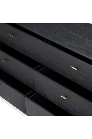   Solid Acacia 6-Drawer Dresser | Oroa.com