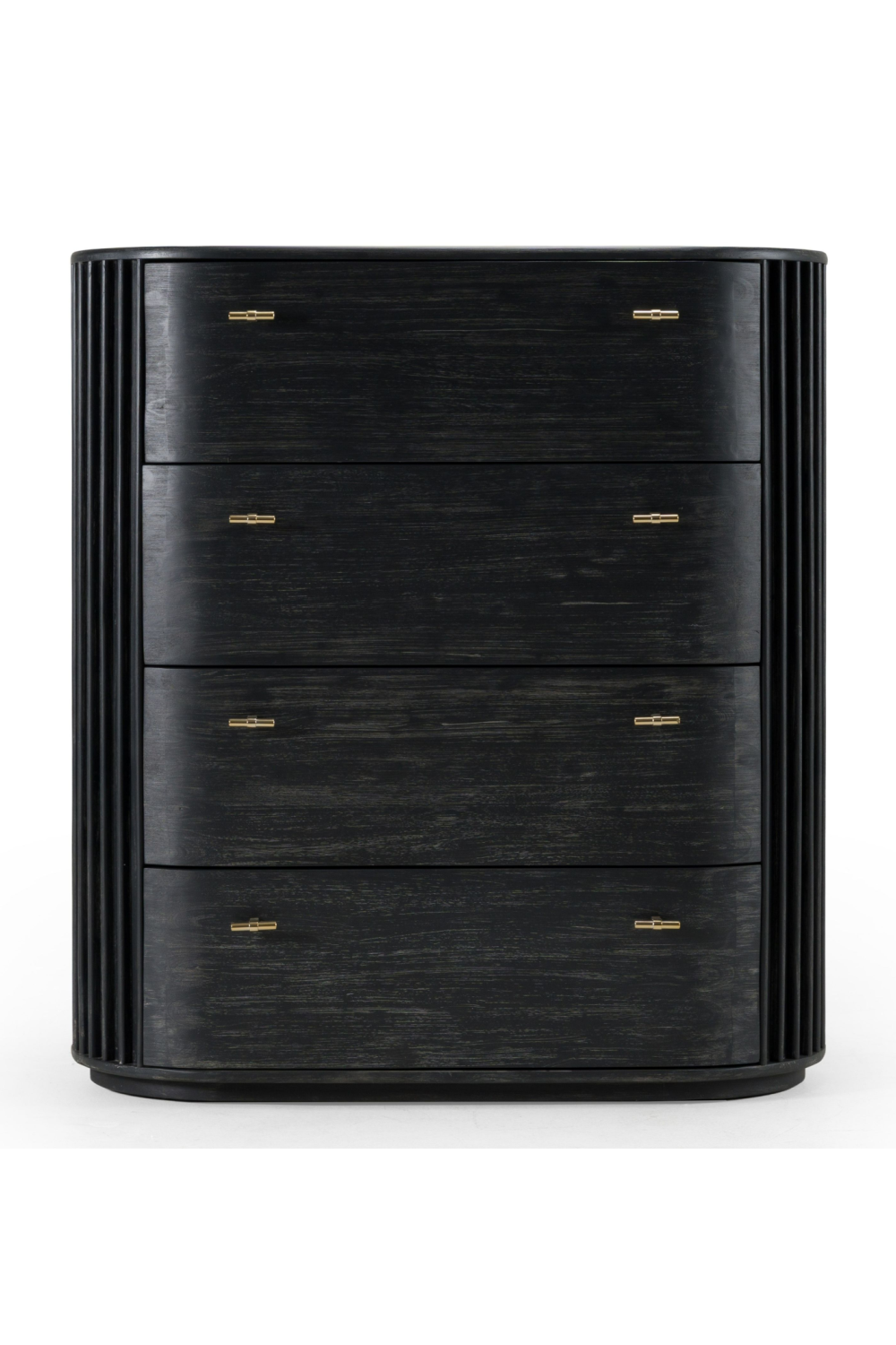   Black Acacia 4-Drawer Chest | Oroa.com