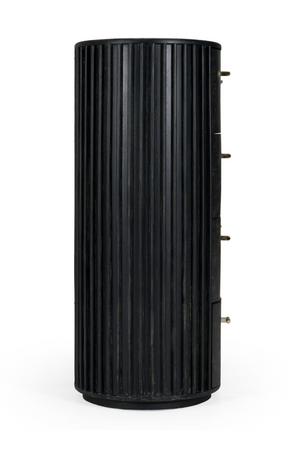   Black Acacia 4-Drawer Chest | Oroa.com