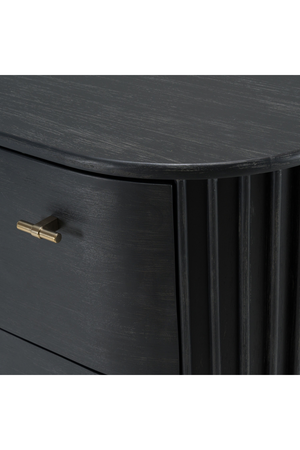   Black Acacia 4-Drawer Chest | Oroa.com
