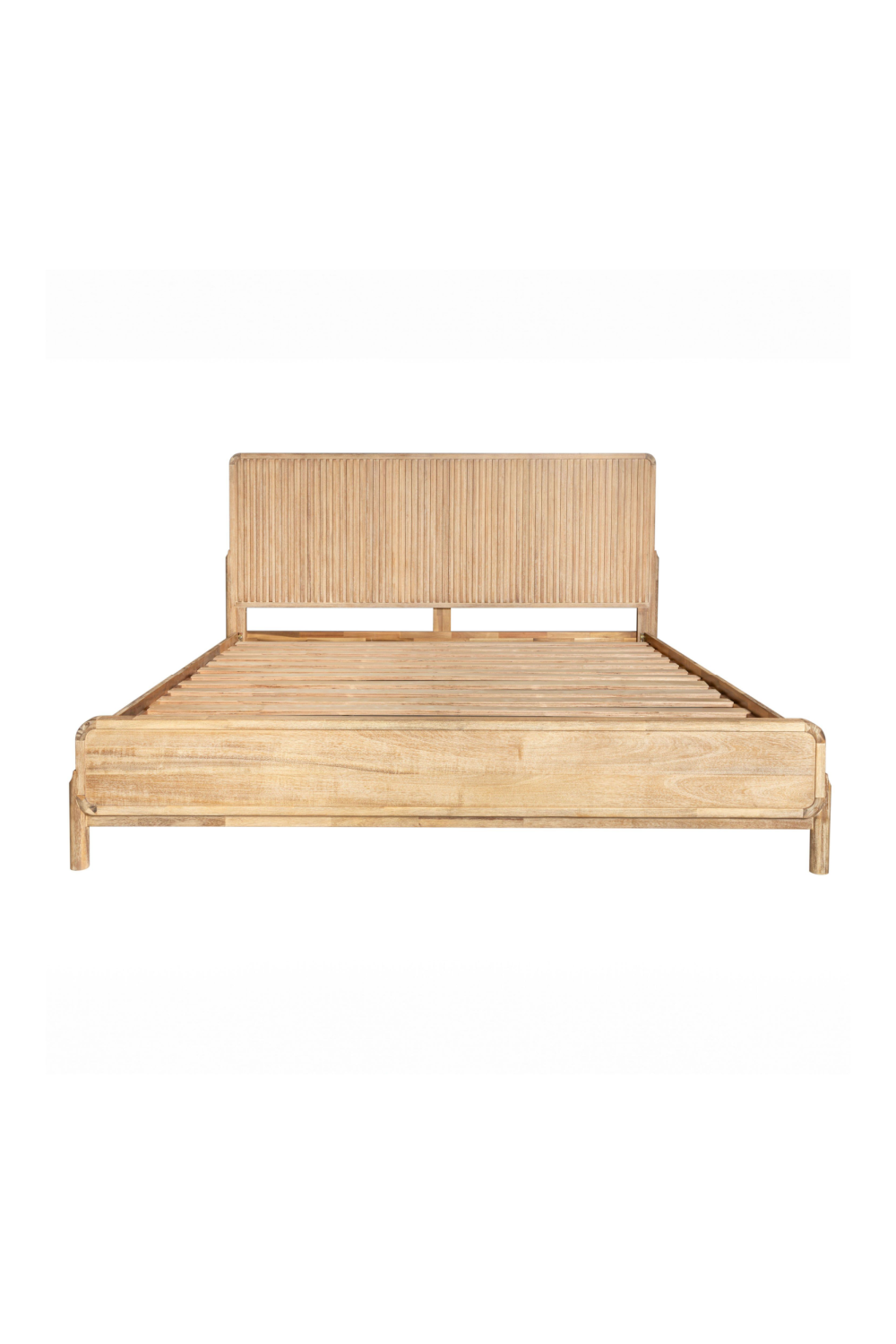   Natural Oak Slatted Bed | Oroa.com