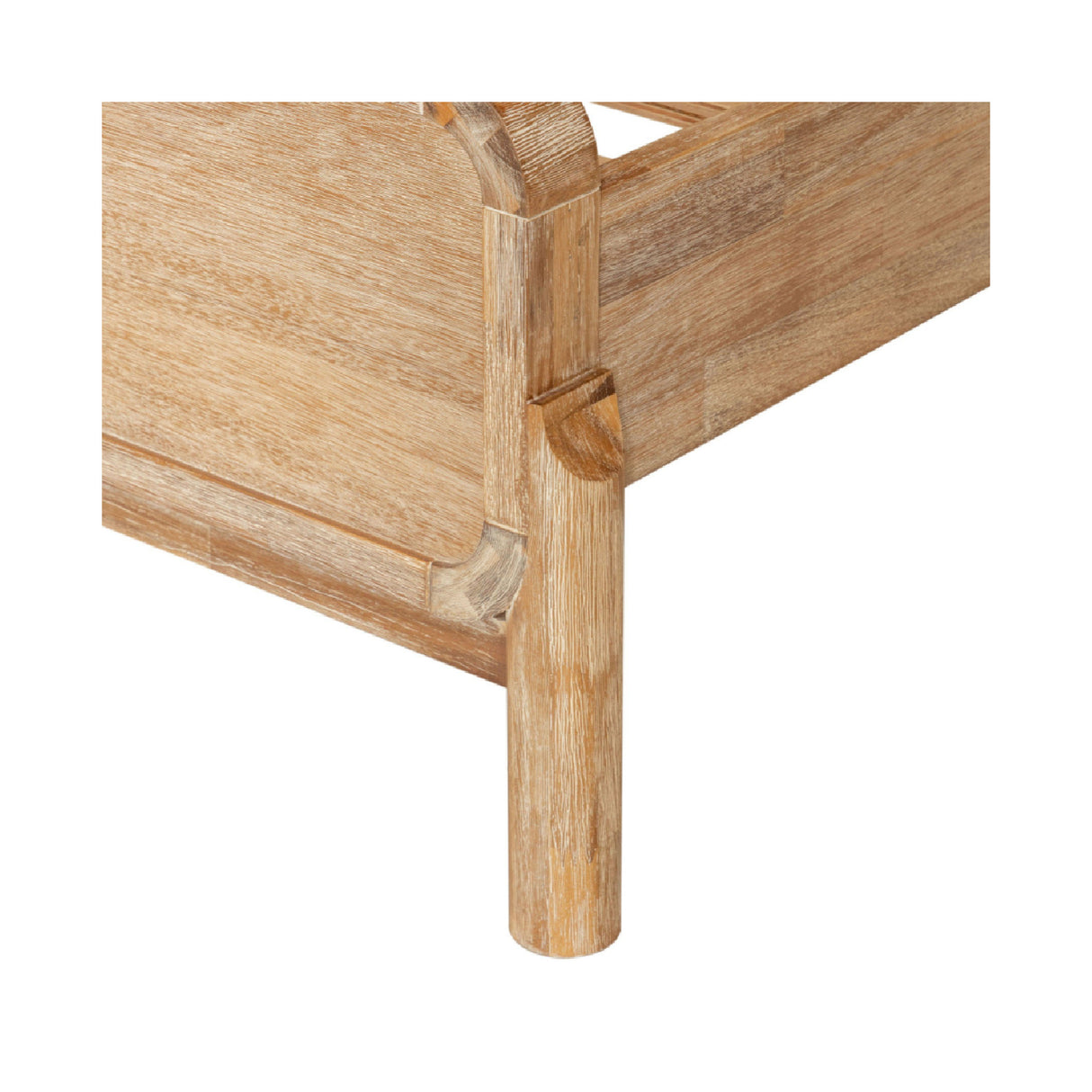   Natural Oak Slatted Bed | Oroa.com