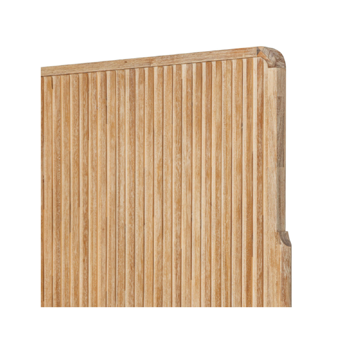   Natural Oak Slatted Bed | Oroa.com