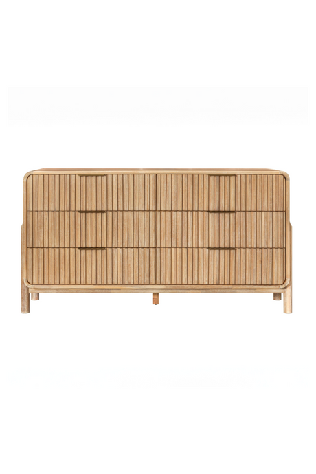   Natural Oak 6-Drawer Dresser | Oroa.com