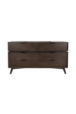   Acacia Wood 6-Drawer Dresser | Oroa.com