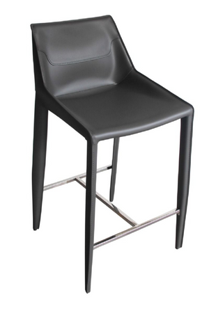   Saddle Leather Counter Stool | Oroa.com