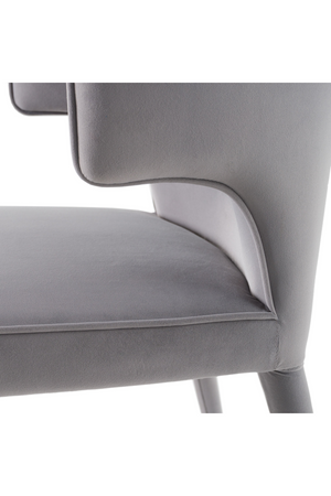   Velvet Contoured-Back Dining Chair | Oroa.com