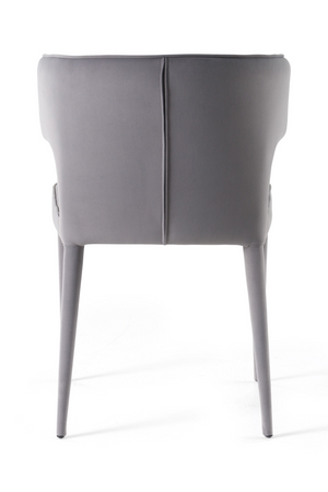   Velvet Contoured-Back Dining Chair | Oroa.com