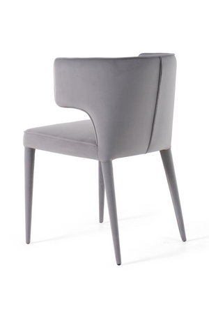   Velvet Contoured-Back Dining Chair | Oroa.com
