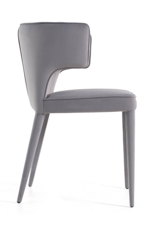   Velvet Contoured-Back Dining Chair | Oroa.com