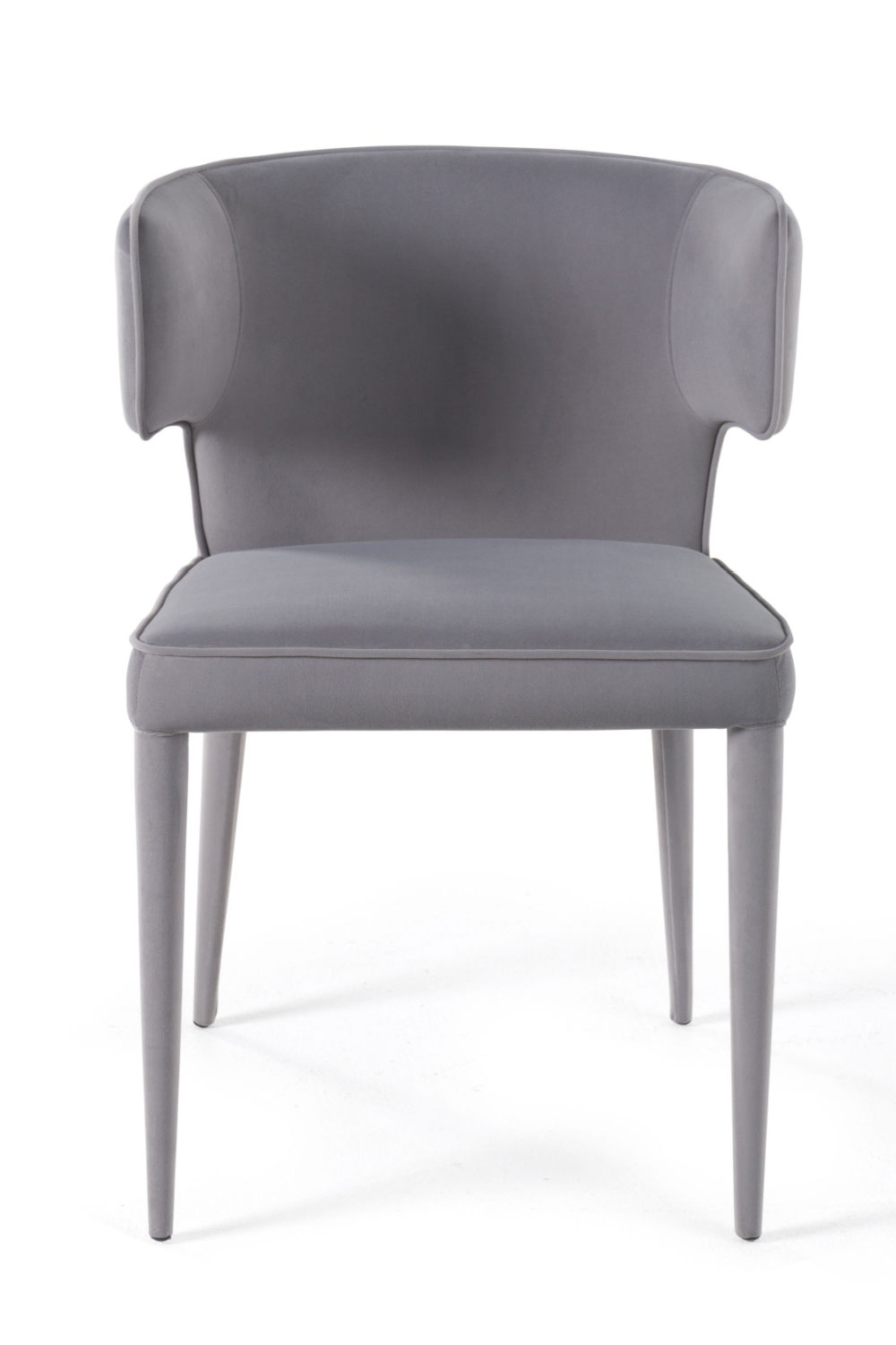   Velvet Contoured-Back Dining Chair | Oroa.com