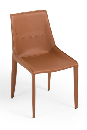   Saddle Leather Dining Chairs (2) | Oroa.com