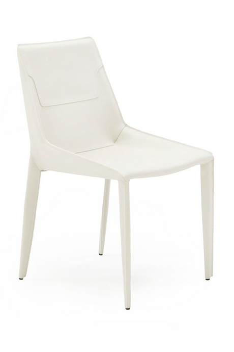   Saddle Leather Dining Chairs (2) | Oroa.com