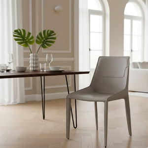   Saddle Leather Dining Chairs (2) | Oroa.com