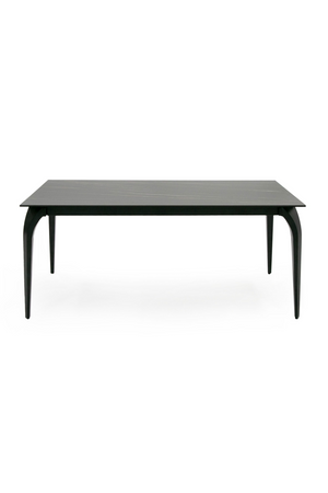   Black Ceramic Extendable Dining Table | Oroa.com