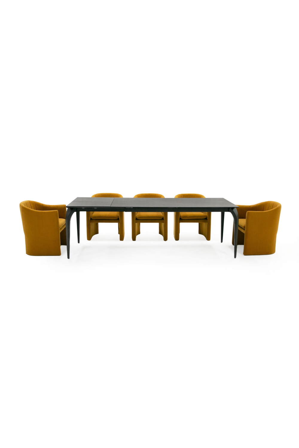   Black Ceramic Extendable Dining Table | Oroa.com