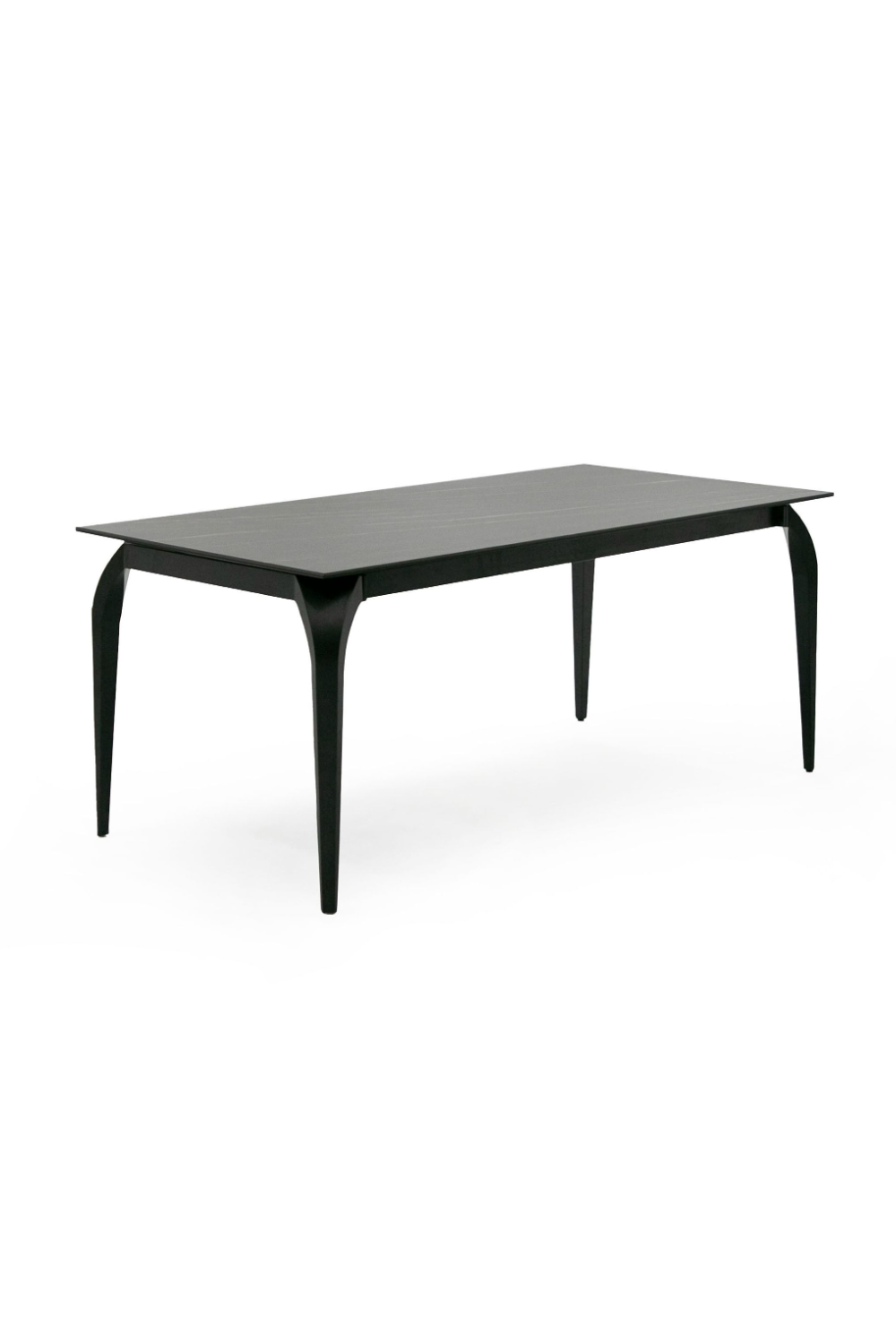   Black Ceramic Extendable Dining Table | Oroa.com