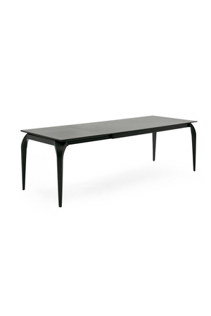   Black Ceramic Extendable Dining Table | Oroa.com
