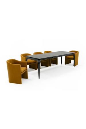   Black Ceramic Extendable Dining Table | Oroa.com