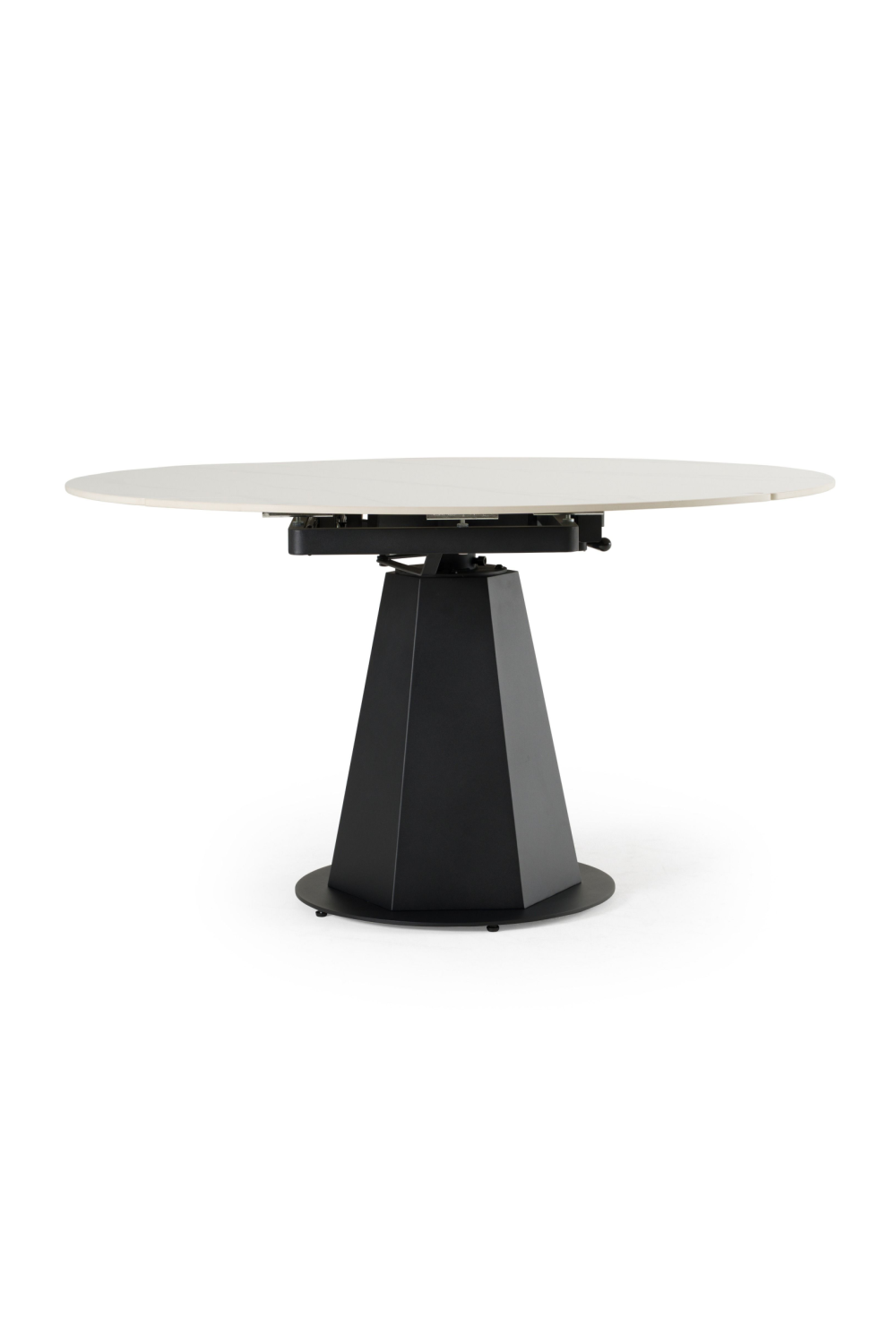   White Ceramic Extendable Dining Table | Oroa.com