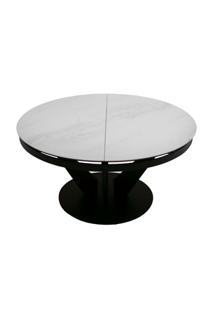   Black Ceramic Extendable Dining Table | Oroa.com