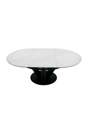   Black Ceramic Extendable Dining Table | Oroa.com