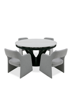   Black Ceramic Extendable Dining Table | Oroa.com